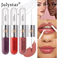 Mirror Double Head Lip Glaze Is Easy To Color, Moisturizing, Non Stick, Non Fading, Water Glossy Lipstick And Lip Gloss