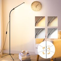 LED Floor Lamp -Adjustable Color Temperature & Brightness Modern Floor Lamps, Standing Work Light For Eyelash Extensions, Reading, Office, Living Room
