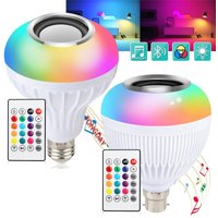 Colorful Bluetooth music bulb RGB smart Bluetooth music bulb E wireless APP remote control music stage lamp