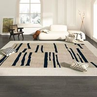 Living Room Carpet Stain Resistant Easy To Clean Sofa Luxury Coffee Table Carpet Modern Simple Home Bedroom Full Coverage