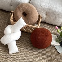 Non-Standard Shape Sherpa Pillow - Ultra Soft Fluffy Decorative Cushion For Sofa Bed & Chair Ergonomic Lumbar Support Hypoallergenic x Inches​​