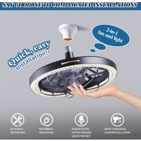 LED Ceiling Fan Light Bedroom Living Room Ceiling Fan Light Modern Simple Lamps New Fan Light