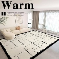 French-Inspired Boucle Rug Waterproof & Non-Slip Luxury Mat For Living Room, Bedroom & Tea Nook x To x