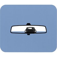 Bullitt Mustang In Rear View Mirror Mouse Pads