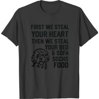 Cockapoo Steal Your Heart Steal Your Bed And Sofa Socks Food shirts