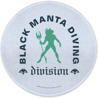 Aquaman Core Black Manta Diving Divsion Round Bath Mat