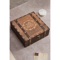 AW Wooden Storage Memory Gift Box