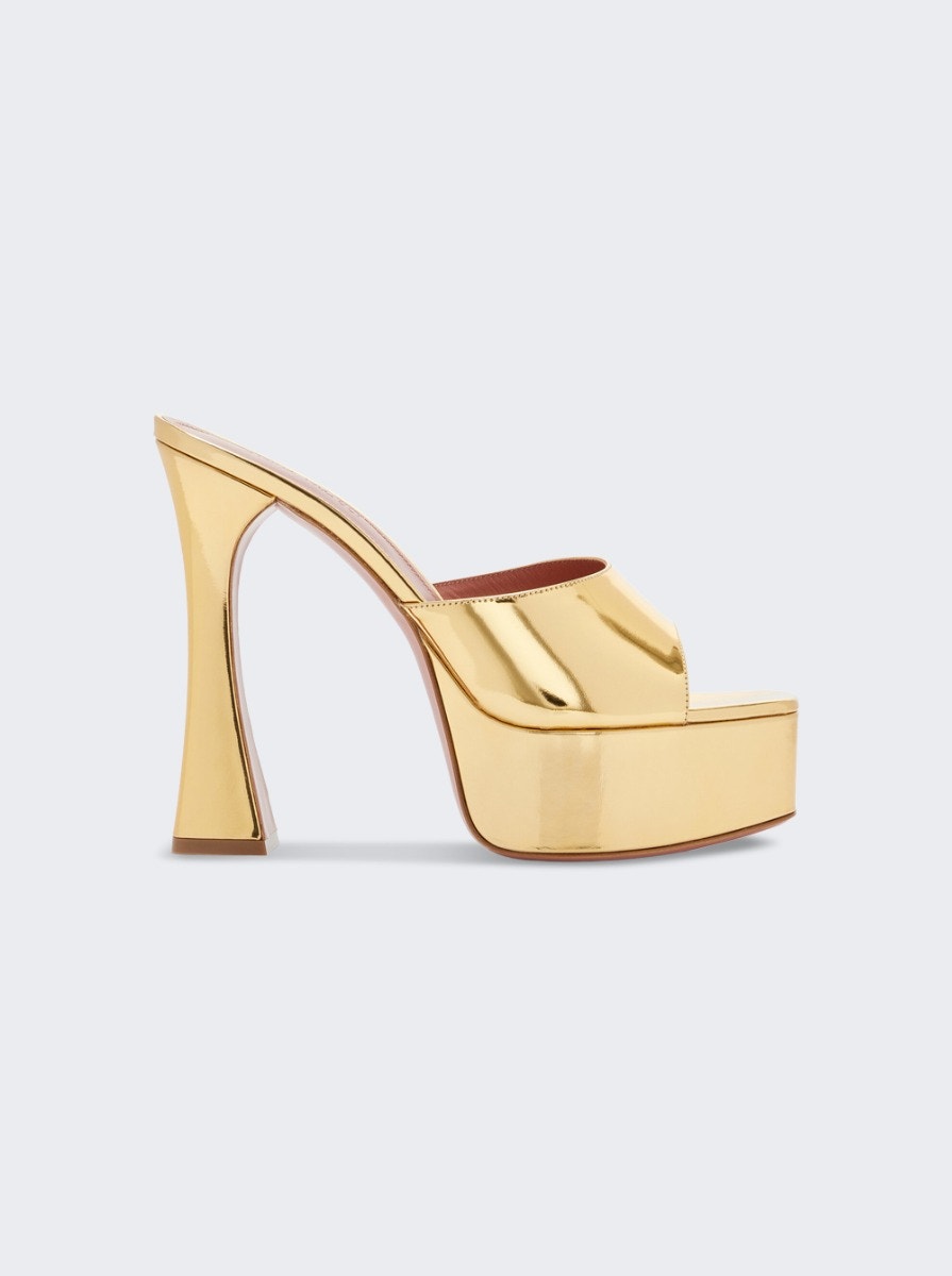 Dalida Slipper Sandal Gold Mirror