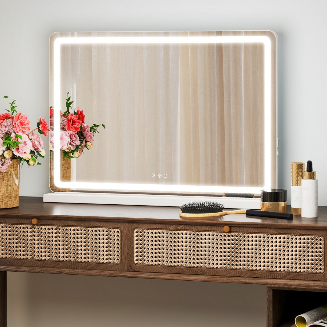 Makeup Mirror W Dimmable Color Modes Touch Screen Control Vanity - x in