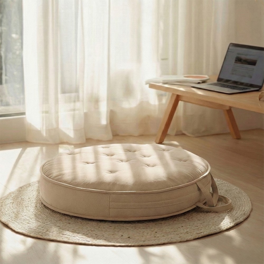 in Cookie seat cushion - Khaki Round