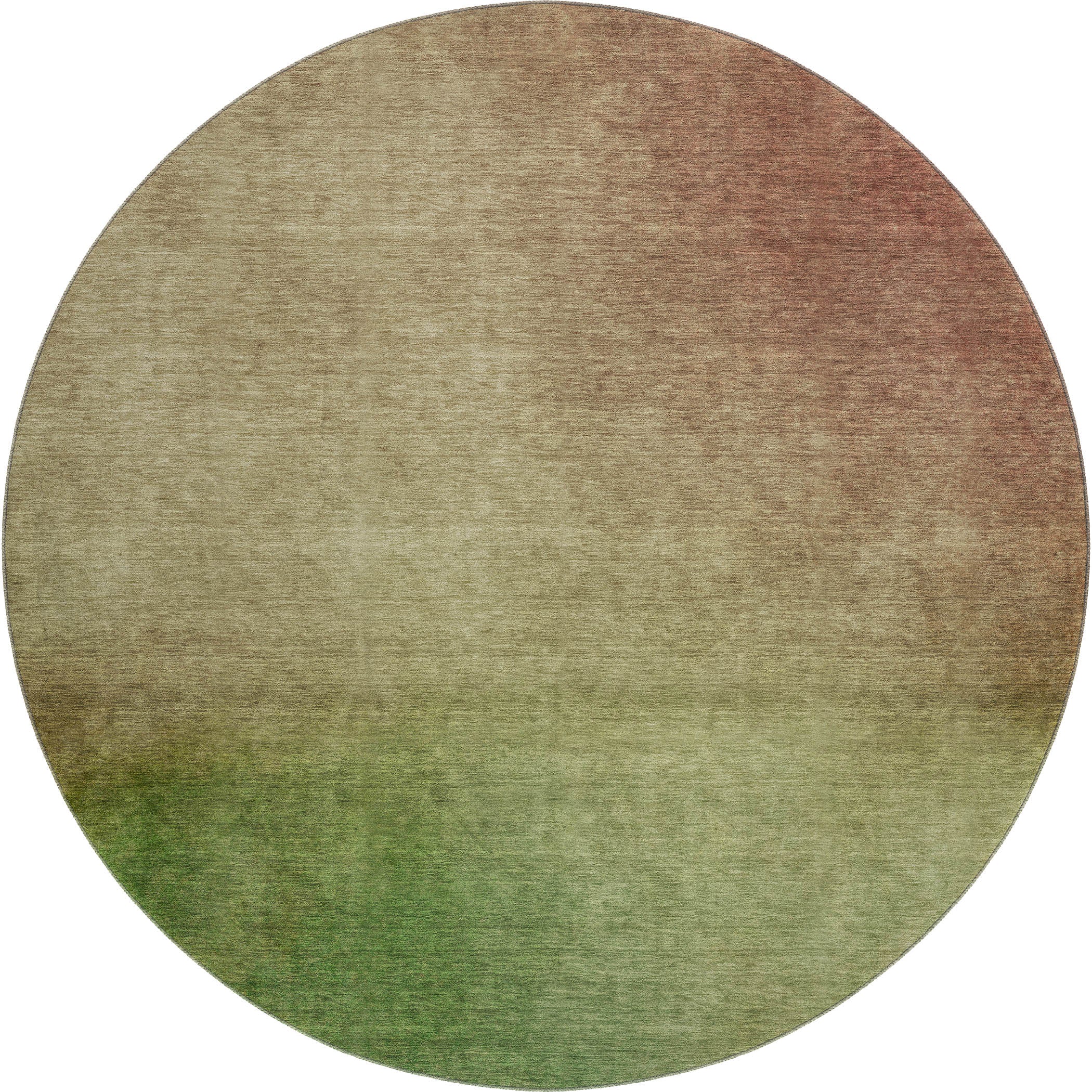 Mdina Machine Washable Transitional Blush Pink Rug - Round ' x '