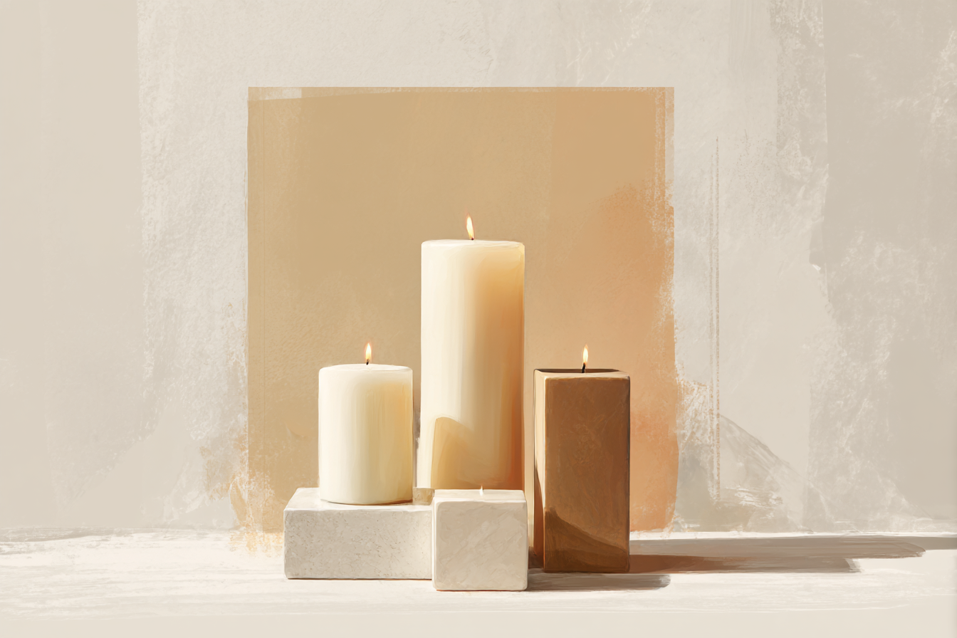 Candle Holders by Material and Finish
