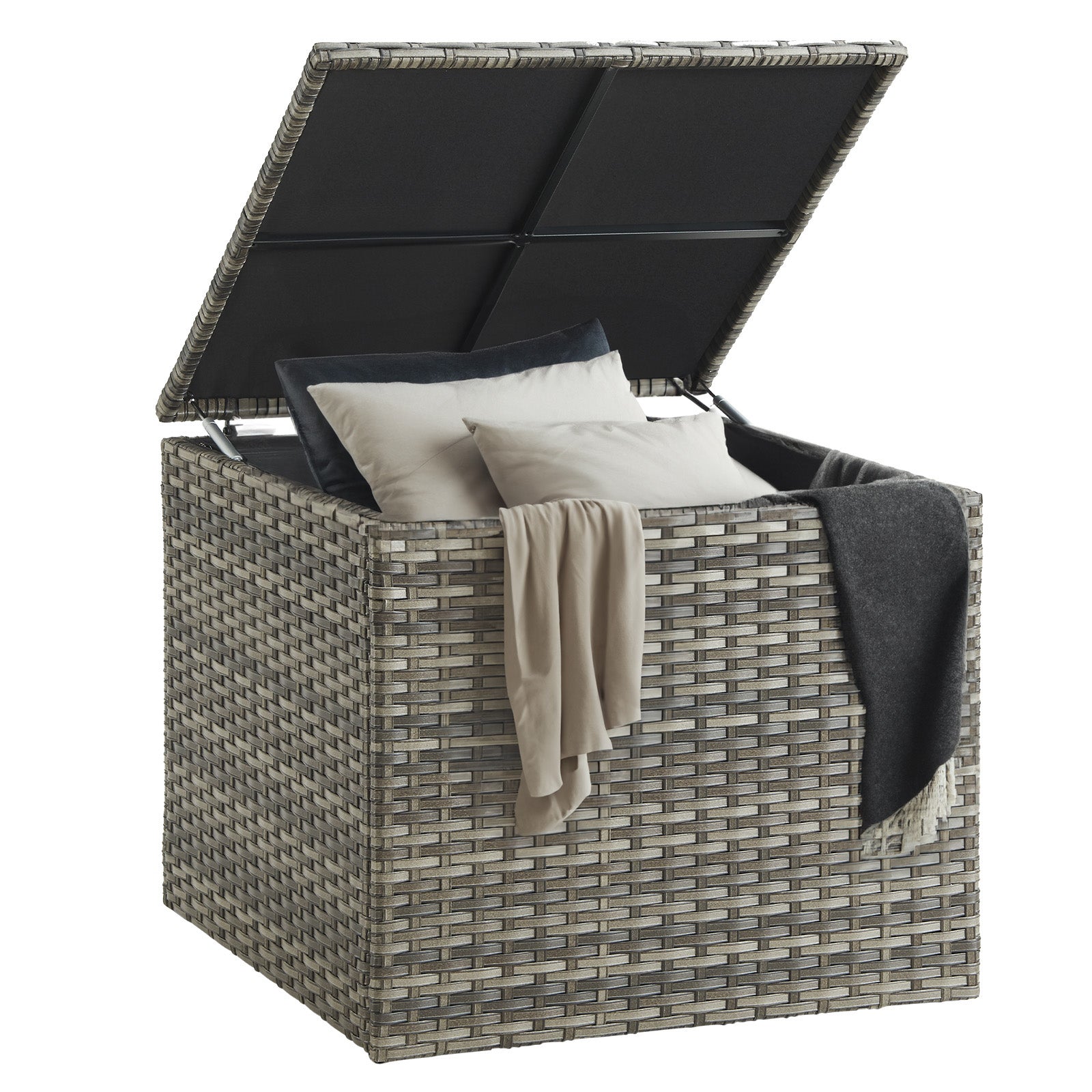 Outdoor Wicker Storage Box, Patio Deck Organizer, GRS Series