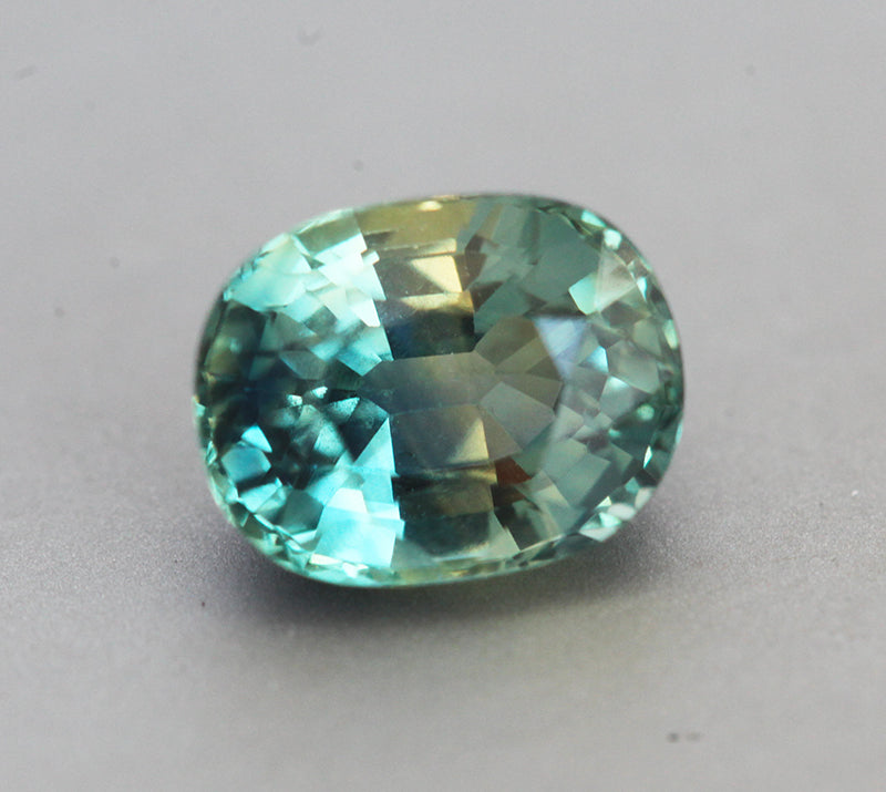Loose . ct Cushion Teal Sapphire - setting