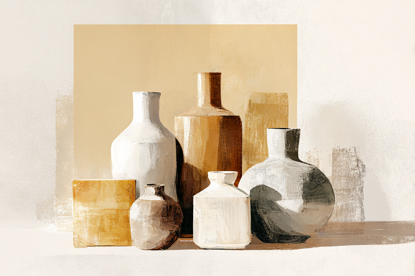 Vases by Material and Shape