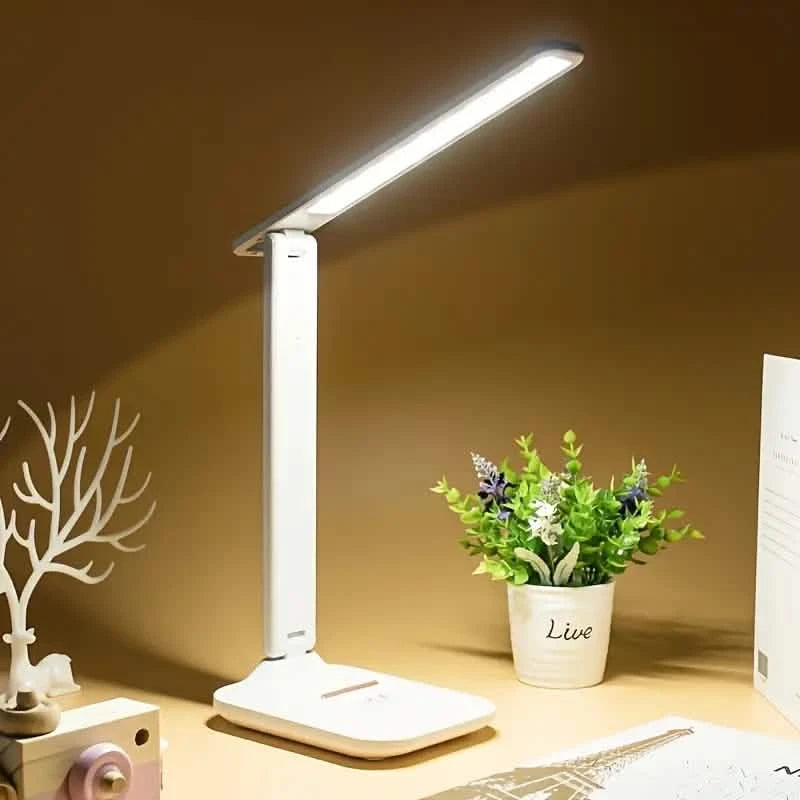 Adjustable LED Desk Lamp with Touch Control, Eye-Care Technology, B Powered