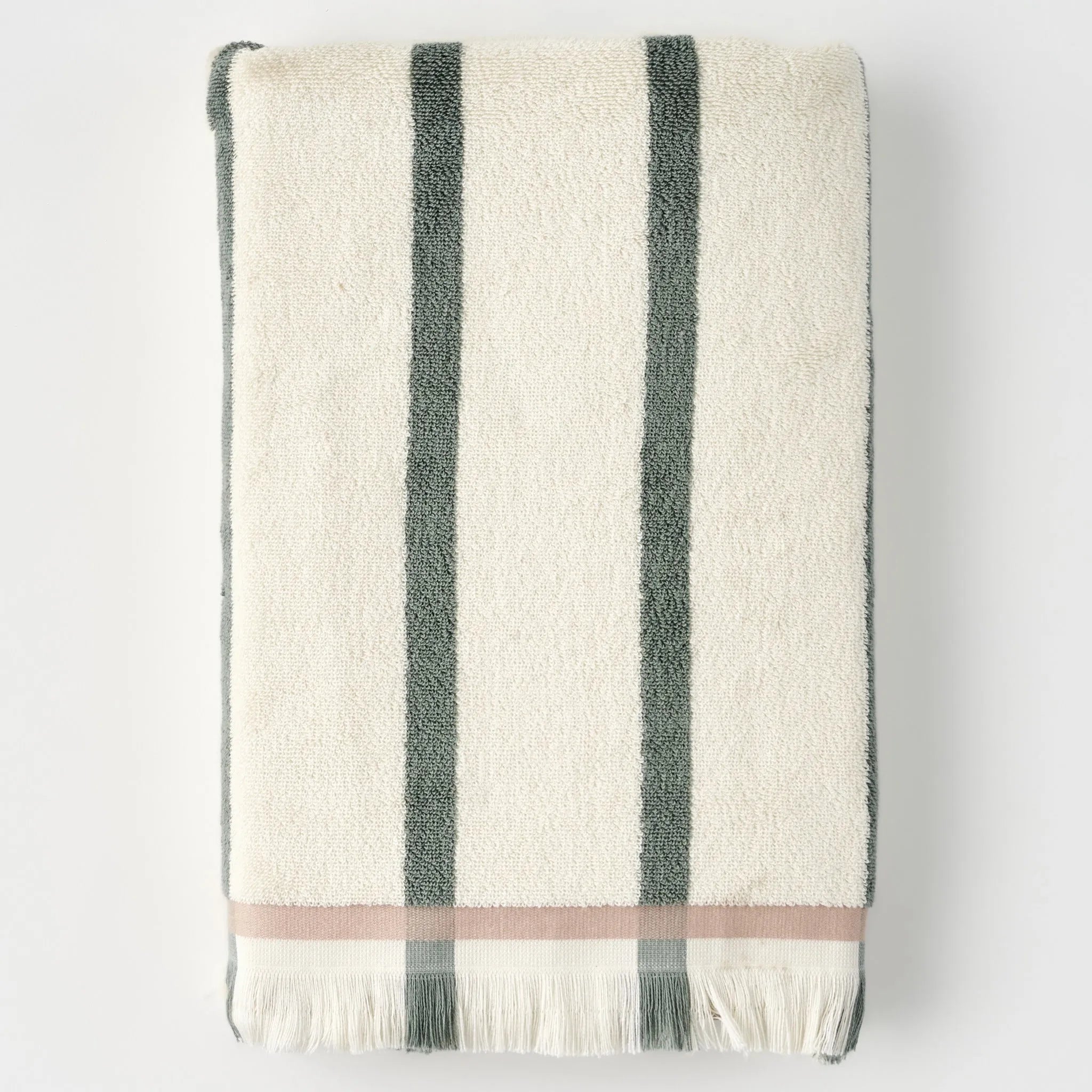 Ella Striped Cotton Bath Towel