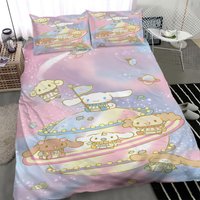 Sanrio Cinnamoroll Bedding Sets, Bedroom Decor