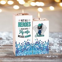 To My Wife Candle Holder, Personalized Candle Holder