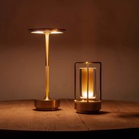 Cross-Border Luxury Table Bedroom Bedside High-End Atmosphere Rechargeable Long Battery Life Camping Lamp Night Light