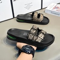 Men, With Air Cushion For Outdoor Wear And A Sense Of . One Line Drag, Beach Anti Slip, Cool Slippers. Slippers