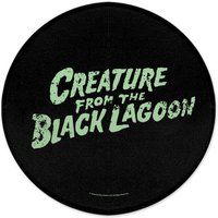 Universal Monsters Creature From The Black Lagoon Logo Round Bath Mat